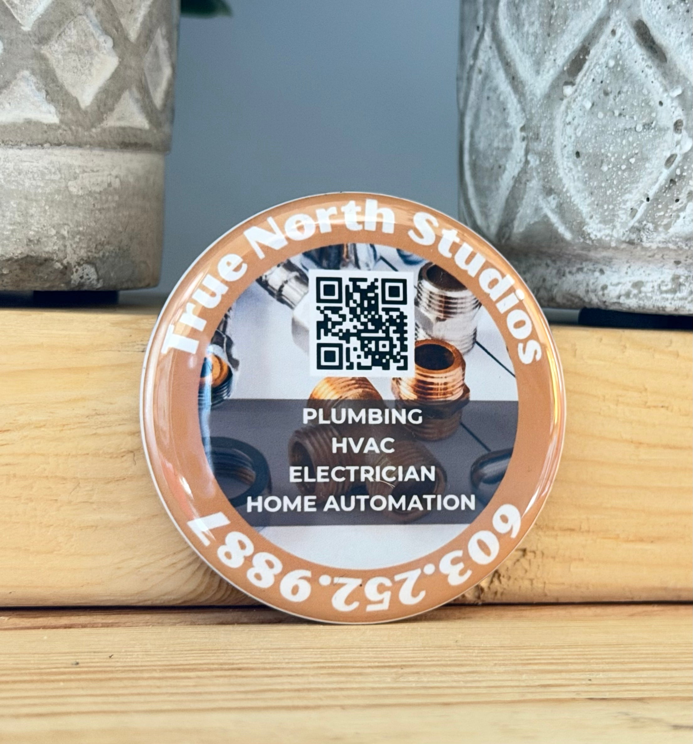 Business Magnets, 2.25" Round