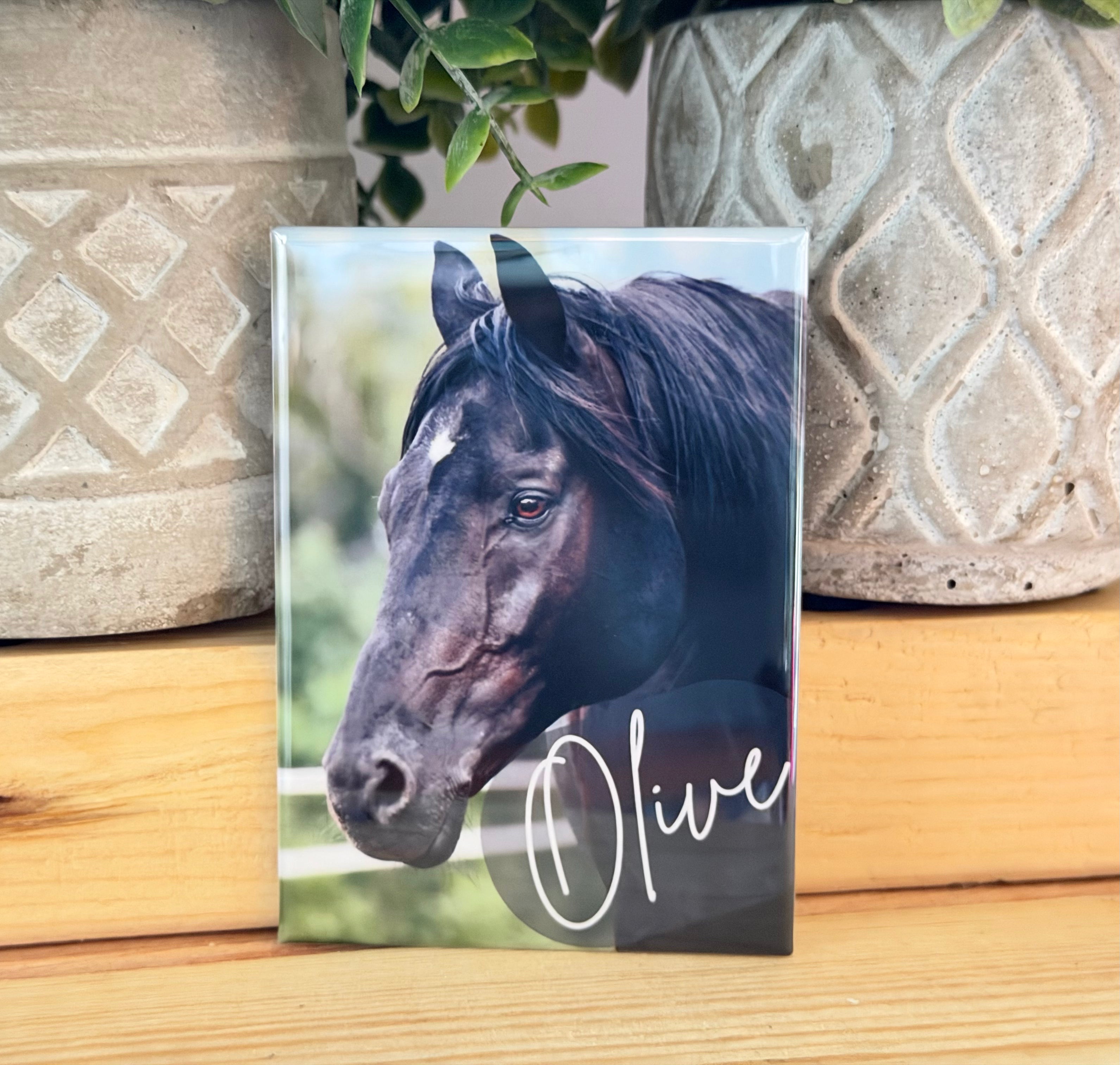 Text and Photo Magnet, 2.5” x 3.5”