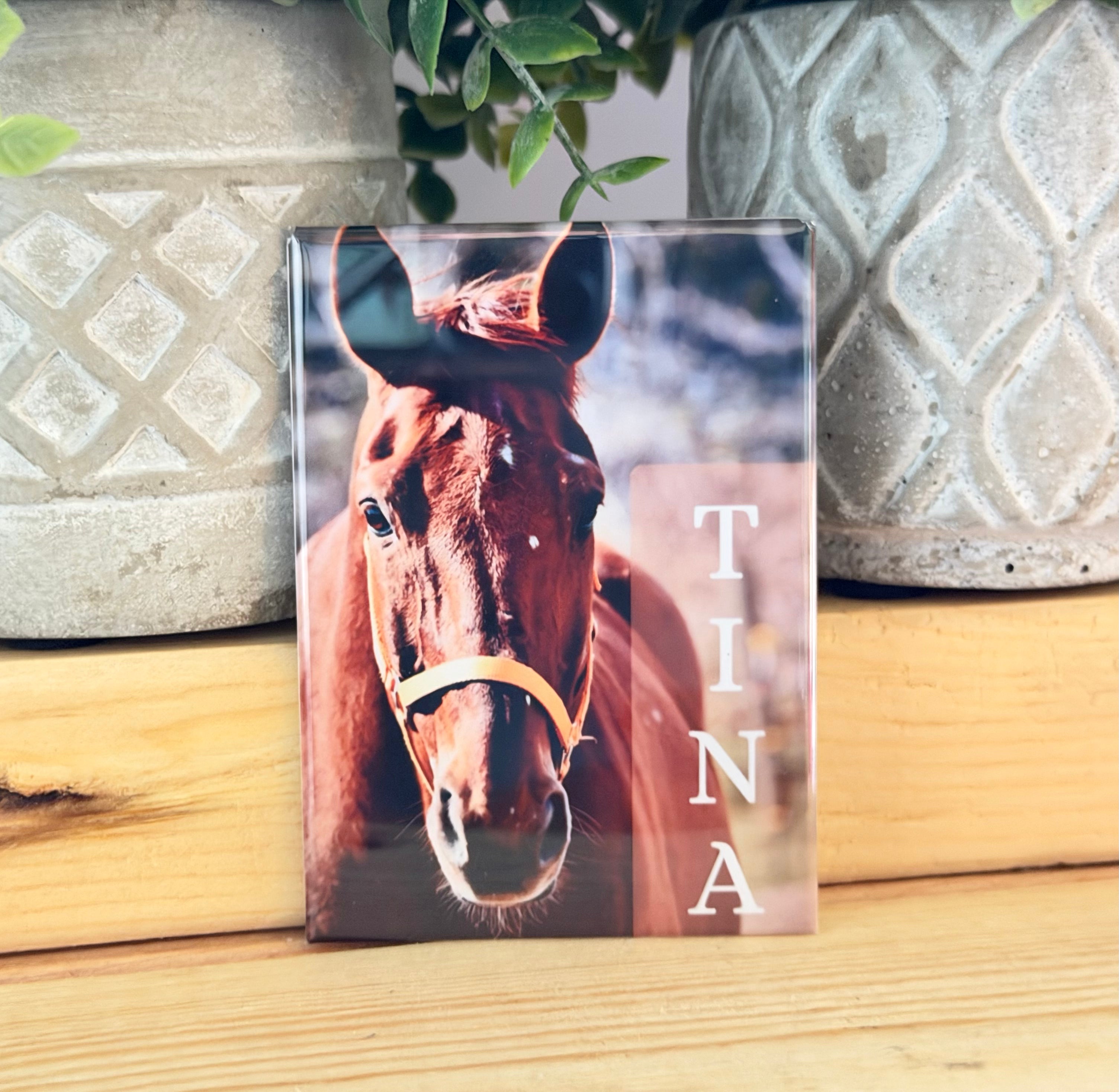 Text and Photo Magnet, 2.5” x 3.5”