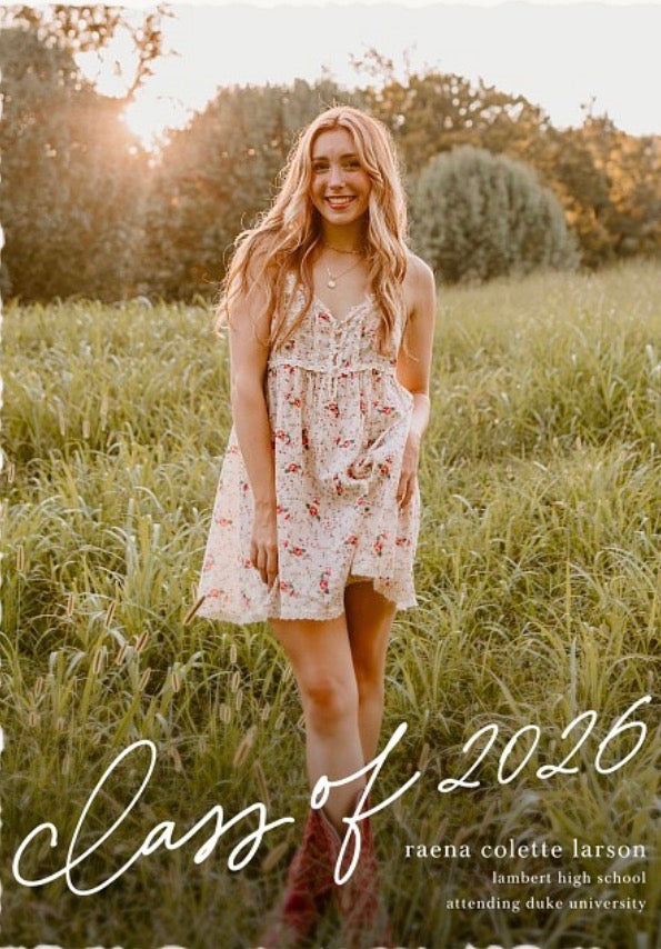 Text and Photo Magnet, 2.5” x 3.5”