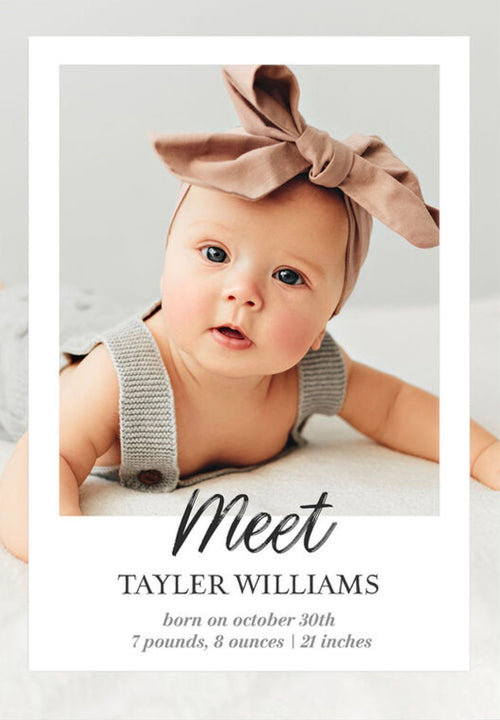 Text and Photo Magnet, 2.5” x 3.5”