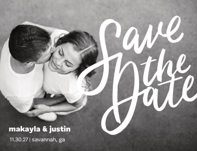 Text and Photo Magnet, 2.5” x 3.5”